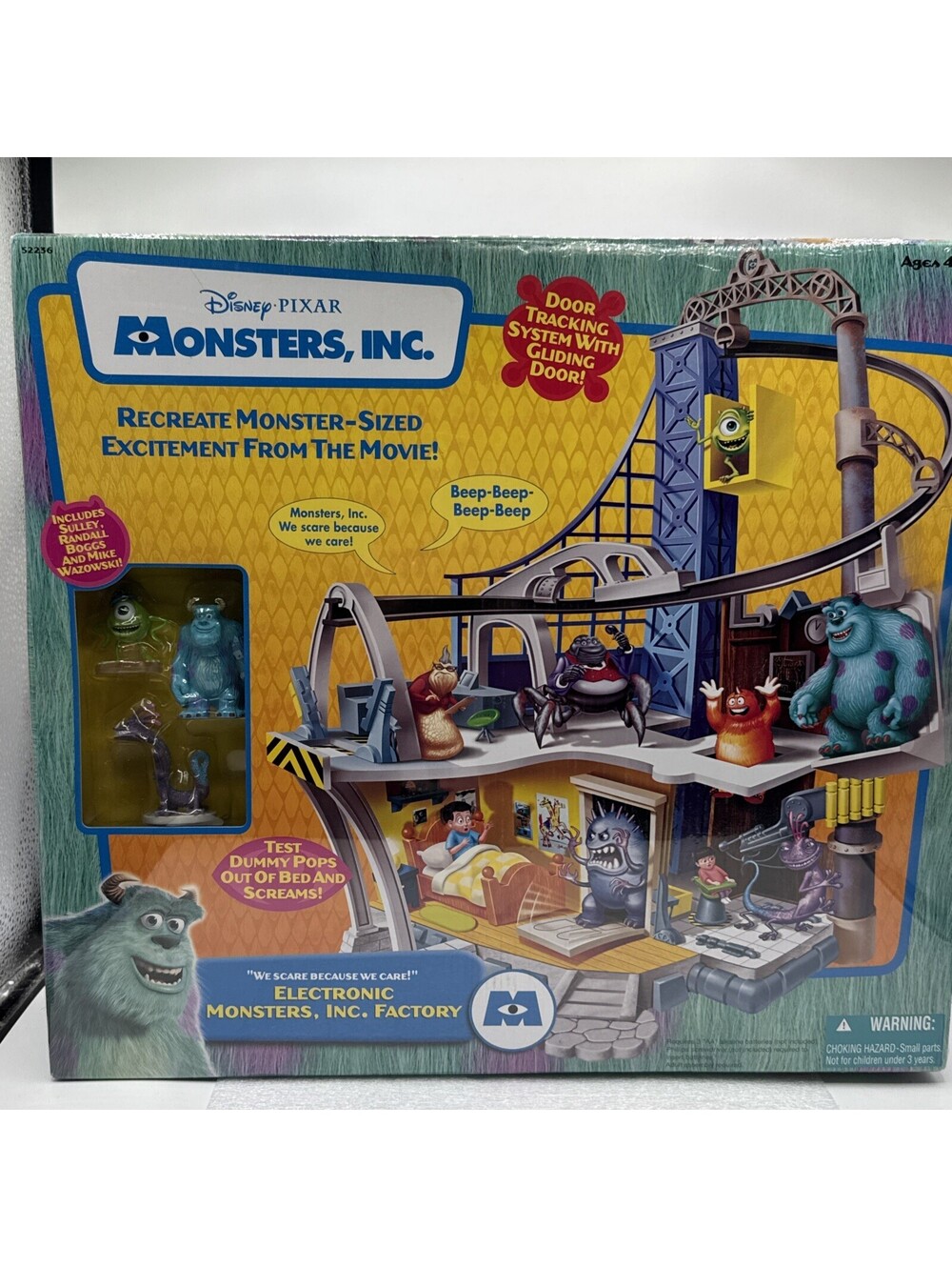 Disney's MONSTERS,INC Electronic Monsters,Inc Factory 2001 Hasbro Sealed Set